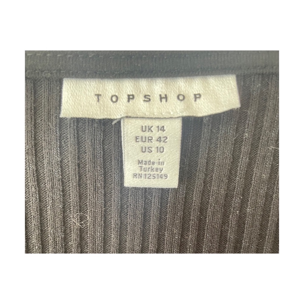 Top Shop Ribbed Midi Dress - Picture 5 of 9